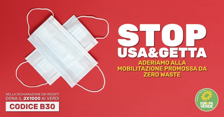 Stop Mascherine usa e getta