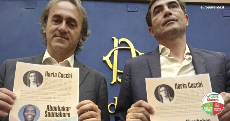 Aboubakar Soumahoro e Ilaria Cucchi