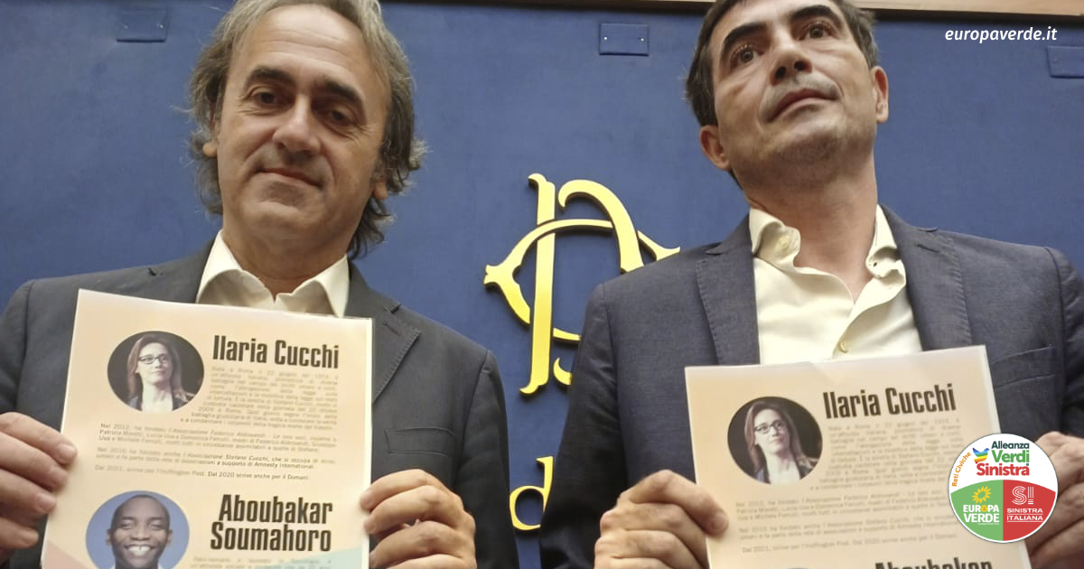 Aboubakar Soumahoro e Ilaria Cucchi