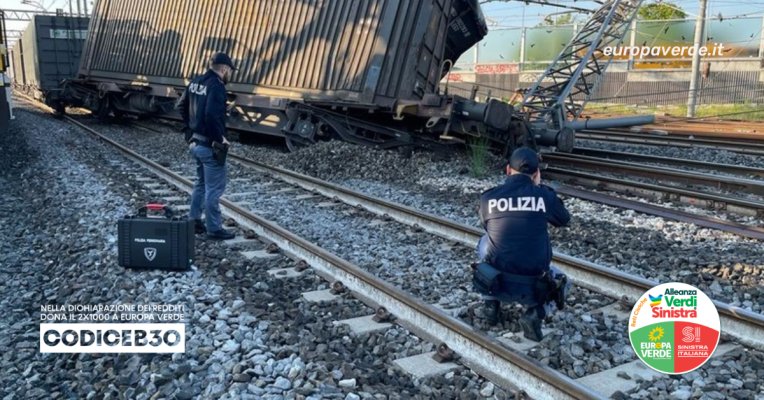 treno deragliato